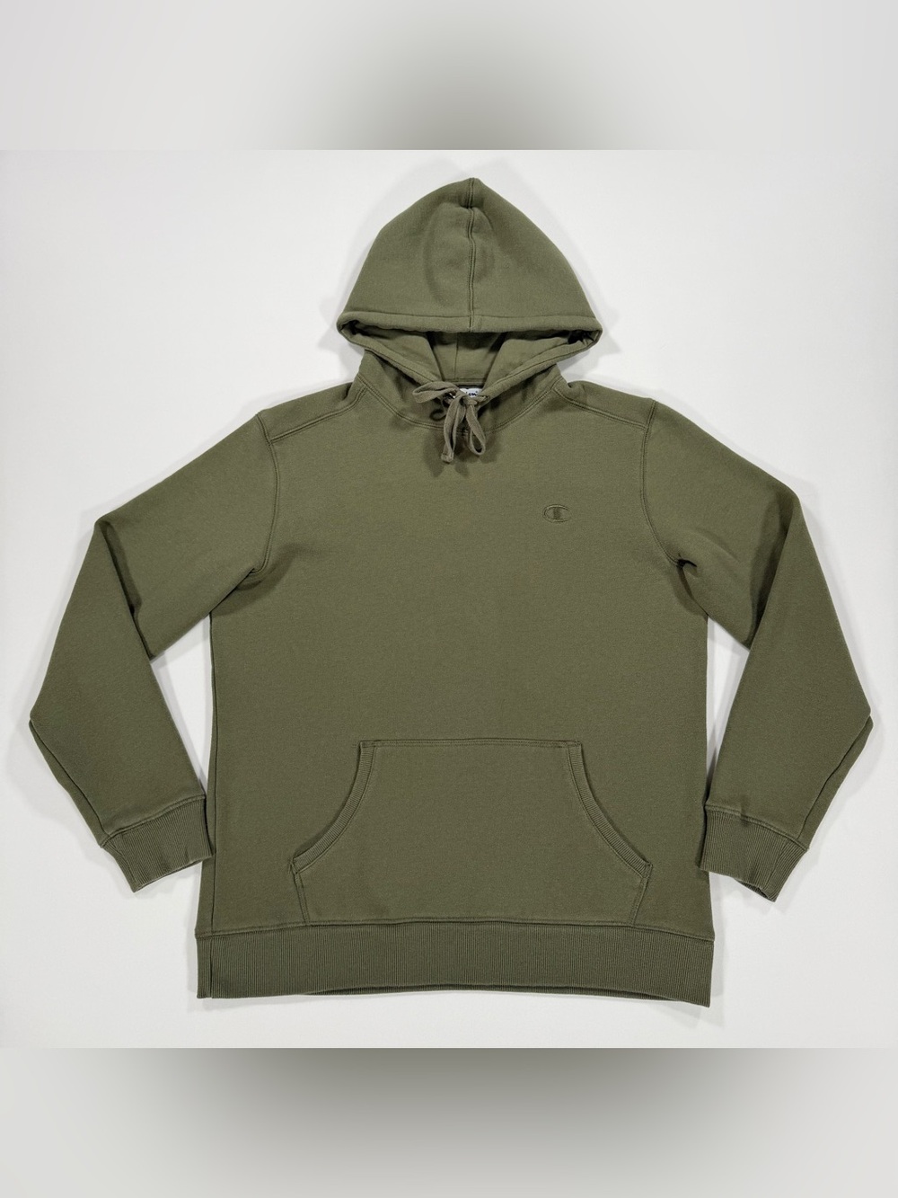Champion Mens Fleece Hoodie & Jogger Tracksuit Set Cargo Olive Green Size Small - Picture 2 of 15